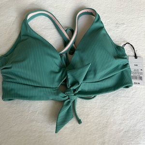 Green Bikini Top (Size 34B)